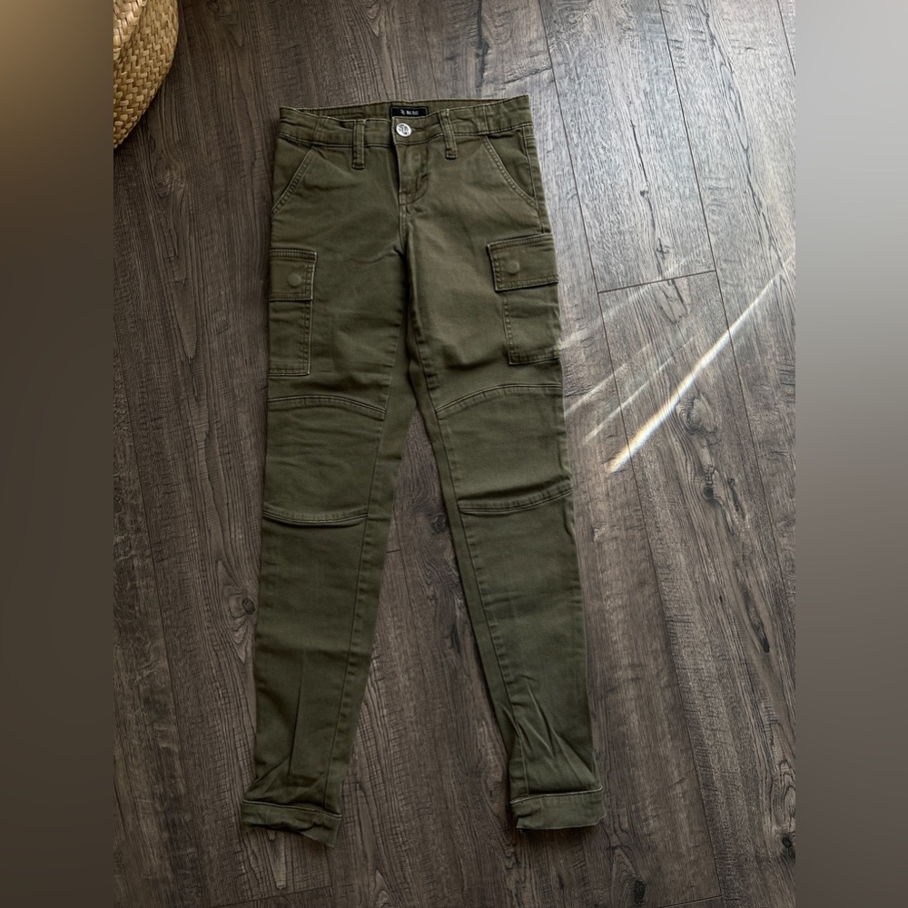 Green cargo jeans, Size 0